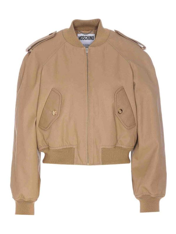 Moschino Blouson Rembourré - Beige