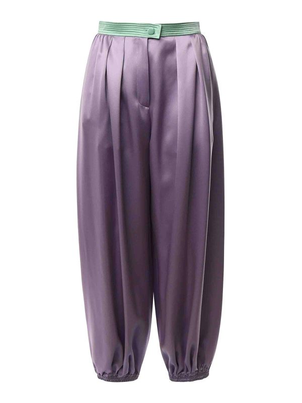 Valentino Garavani Pantalons Décontractés - Violet