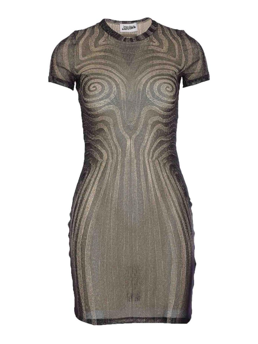 Jean Paul Gaultier Robe Courte - Noir