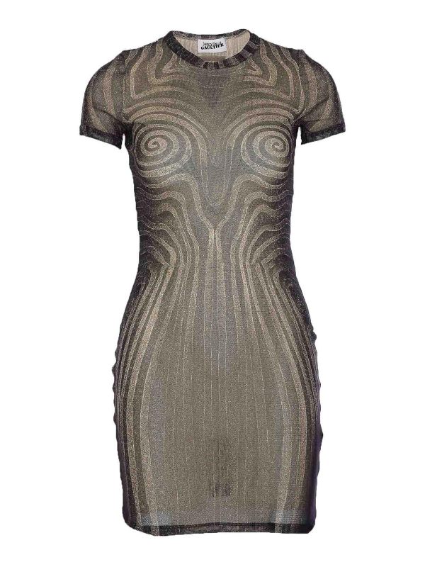 Jean Paul Gaultier Robe Courte - Noir