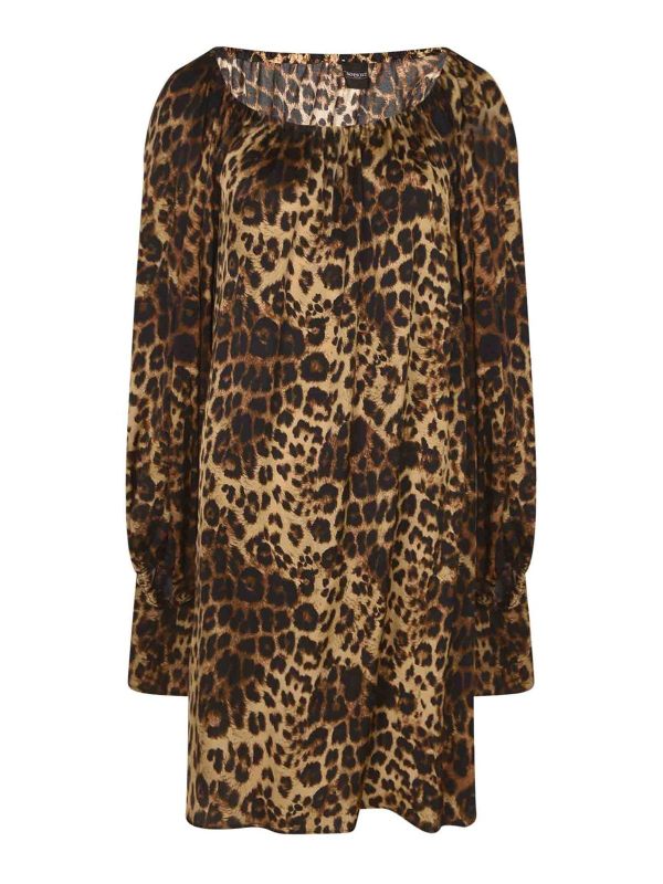 Simonetta Ravizza Robe Courte - Imprimé Animal