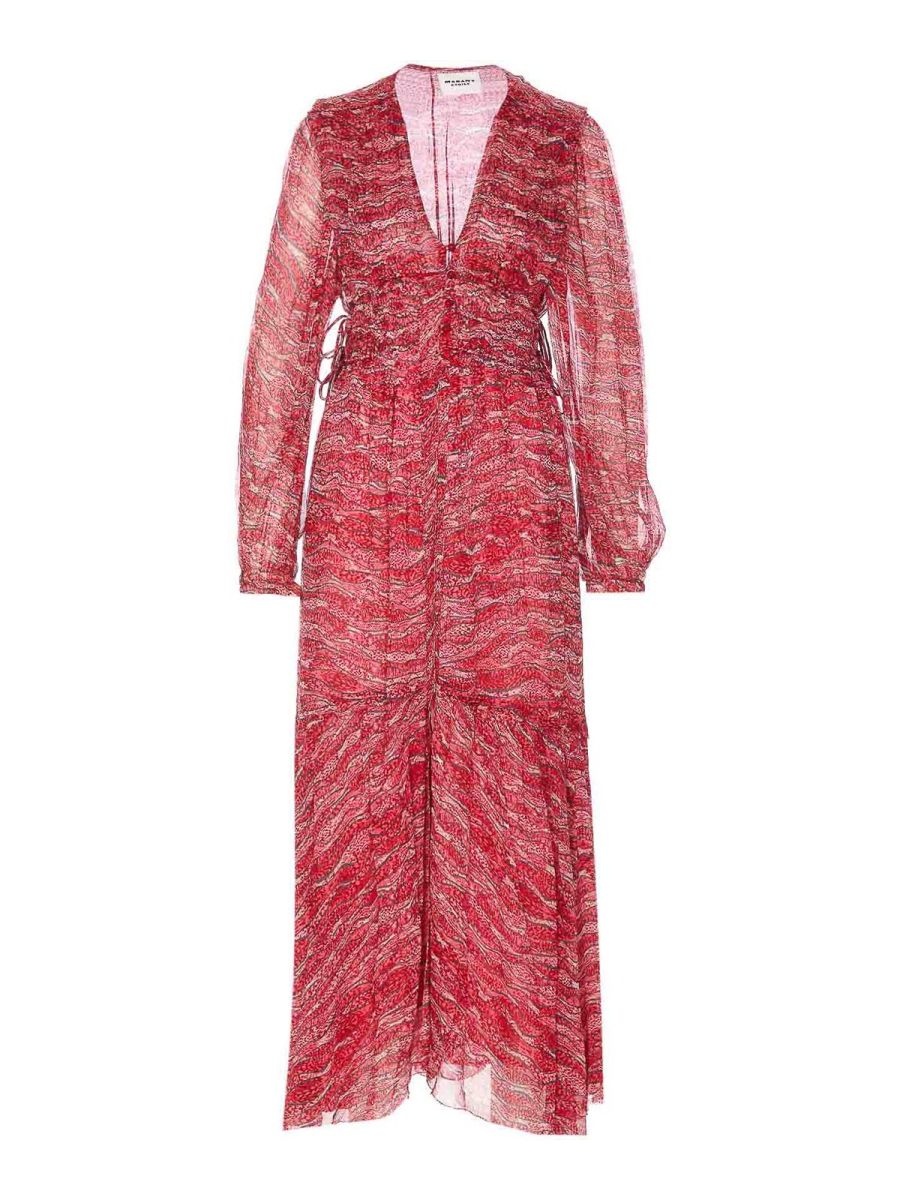 Isabel Marant Etoile Robe Au Genou - Rouge