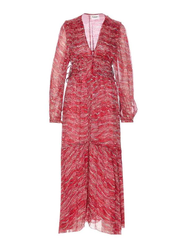 Isabel Marant Etoile Robe Au Genou - Rouge