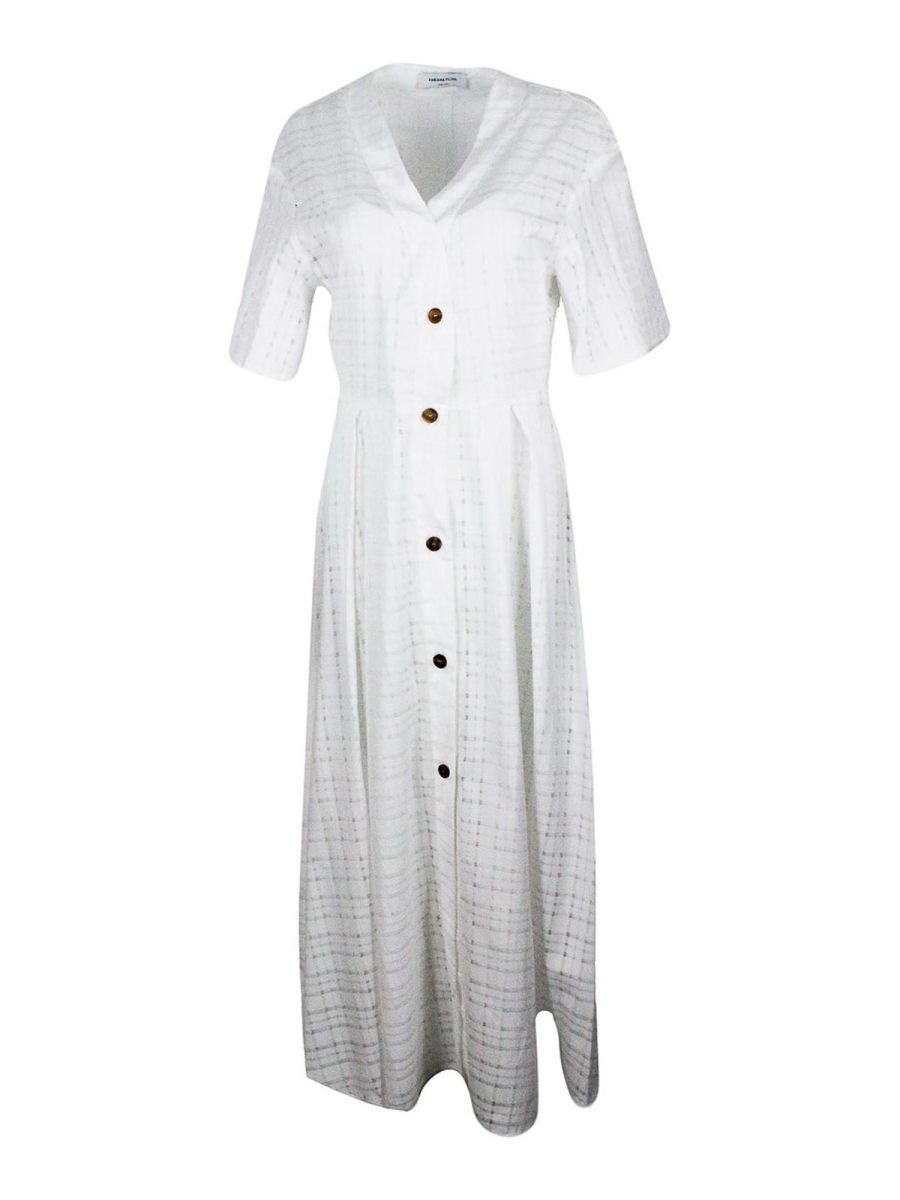 Fabiana Filippi Robe Au Genou - Blanc