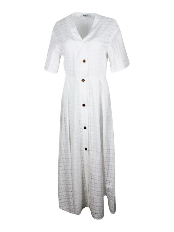 Fabiana Filippi Robe Au Genou - Blanc
