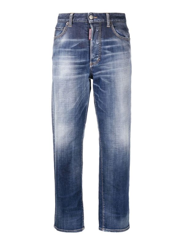 Dsquared2 Jean Droit - Bleu