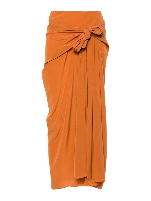 Ermanno Scervino Jupe Midi - Marron