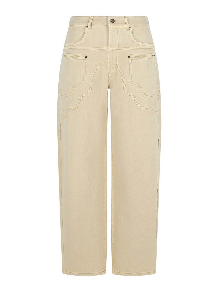 Isabel Marant Pantalons Décontractés - Beige