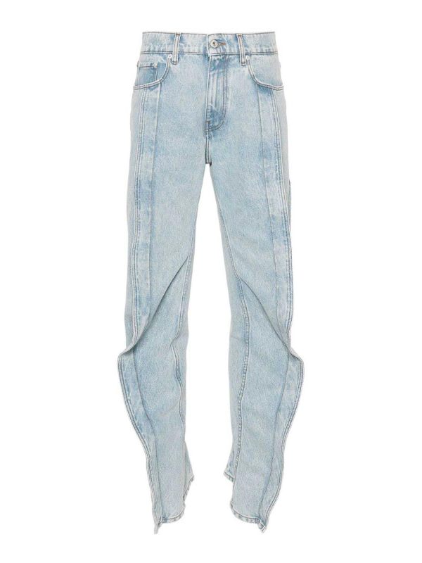 Y/Project Jean Bootcut - Bleu
