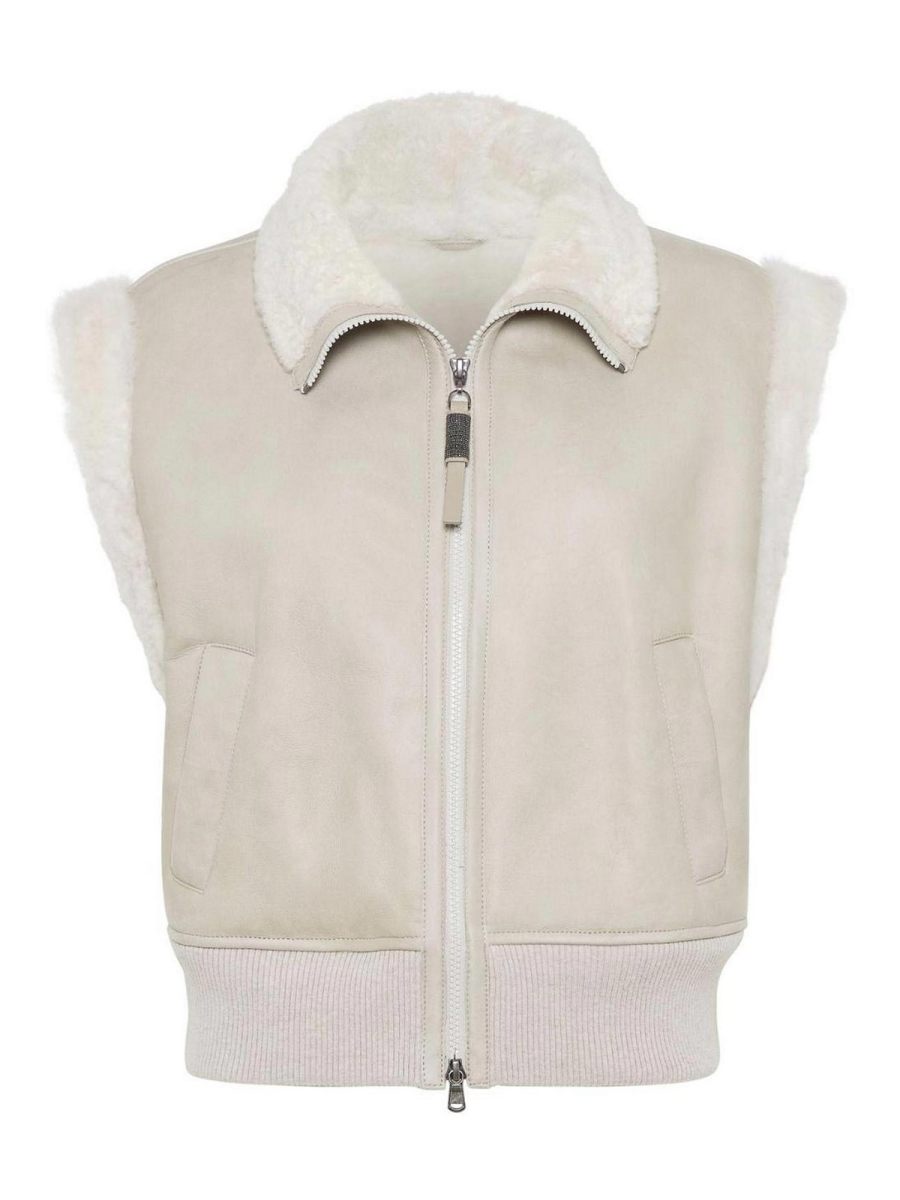 Brunello Cucinelli Gilet - Blanc