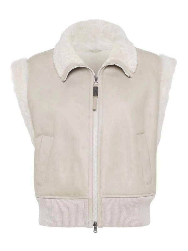 Brunello Cucinelli Gilet - Blanc