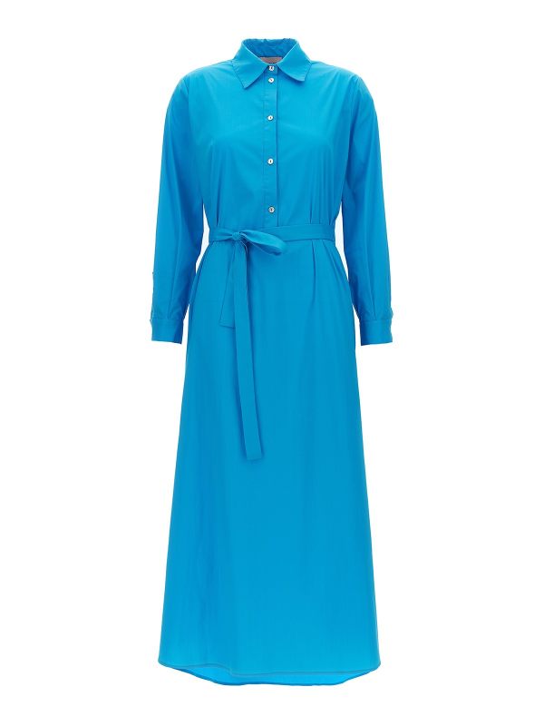Le Twins Robe Au Genou - Bleu Clair
