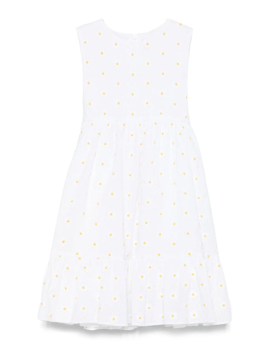 Il Gufo Robe Au Genou - Blanc