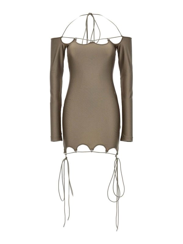 The Attico Robe Au Genou - Beige