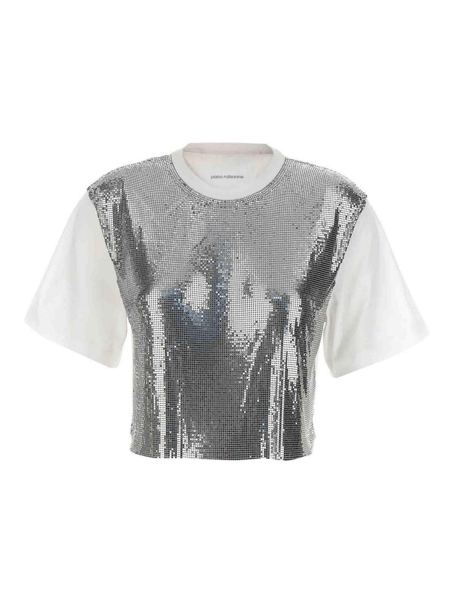 Rabanne T-Shirt - Argent