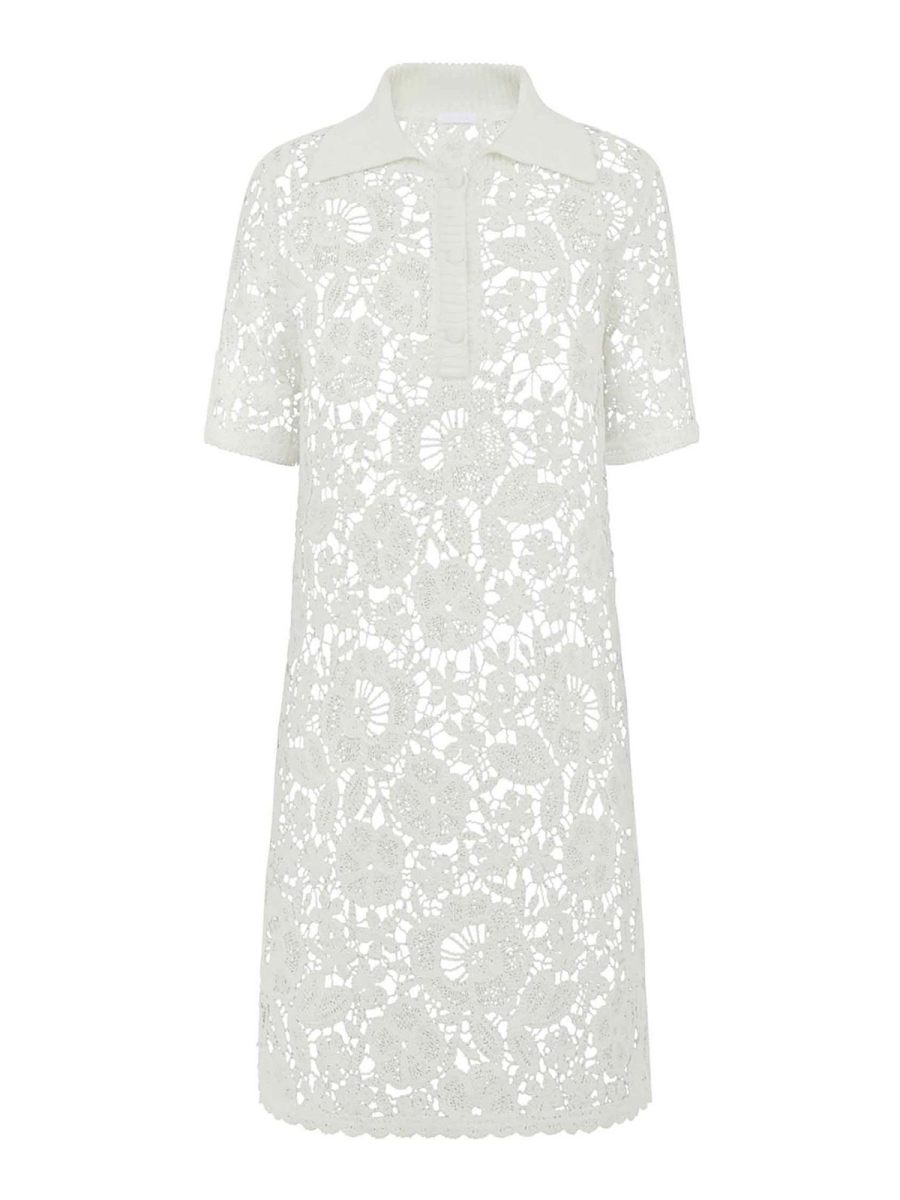P. A.R. O.S. H. Robe Courte - Blanc
