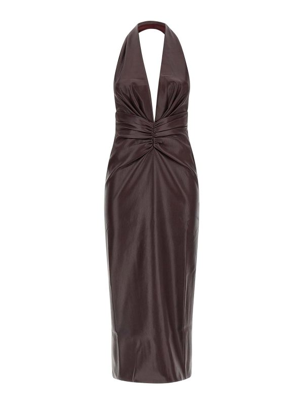 The Andamane Robe Au Genou - Rouge Brun