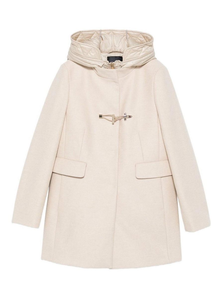 Fay Manteau Court - Blanc