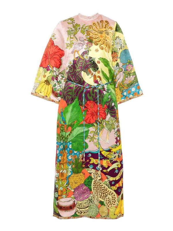 Alemais Robe Au Genou - Bleu