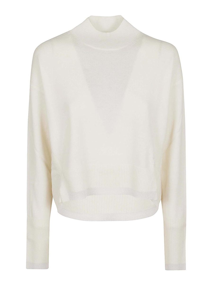 Pinko Pull Col Bateau - Blanc