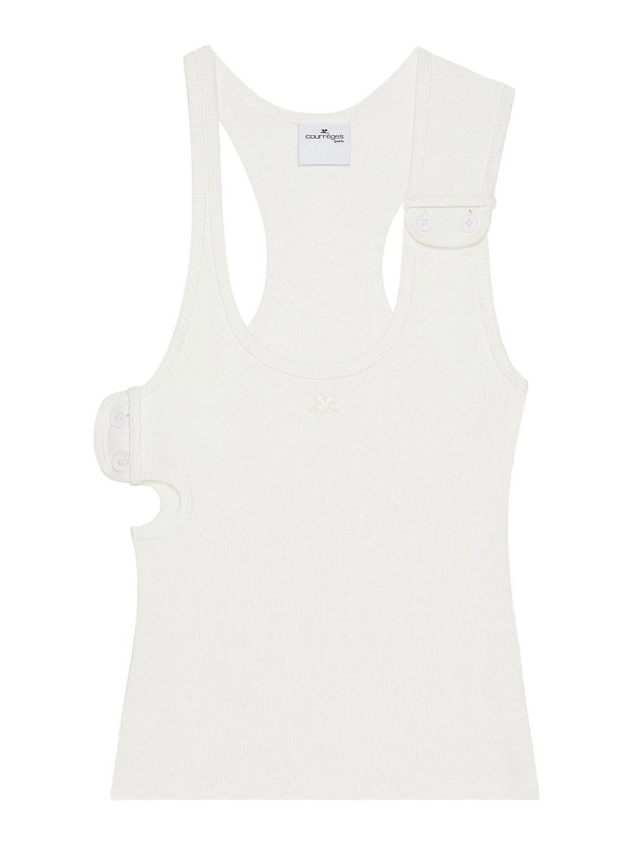 Courreges Top - Blanc