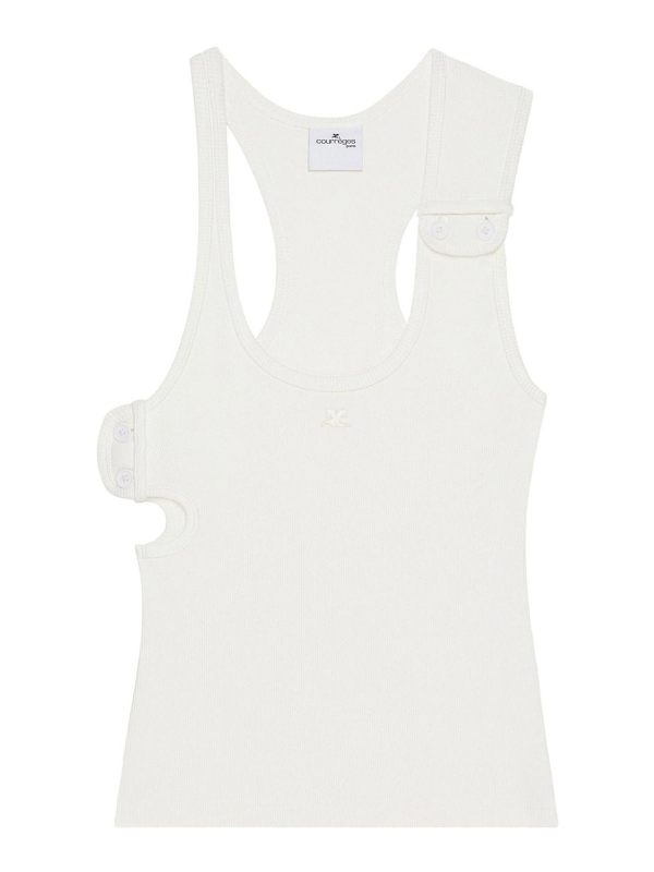 Courreges Top - Blanc