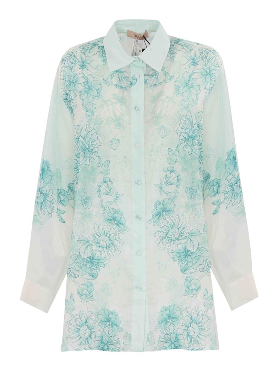 Twinset Chemise - Gris Clair