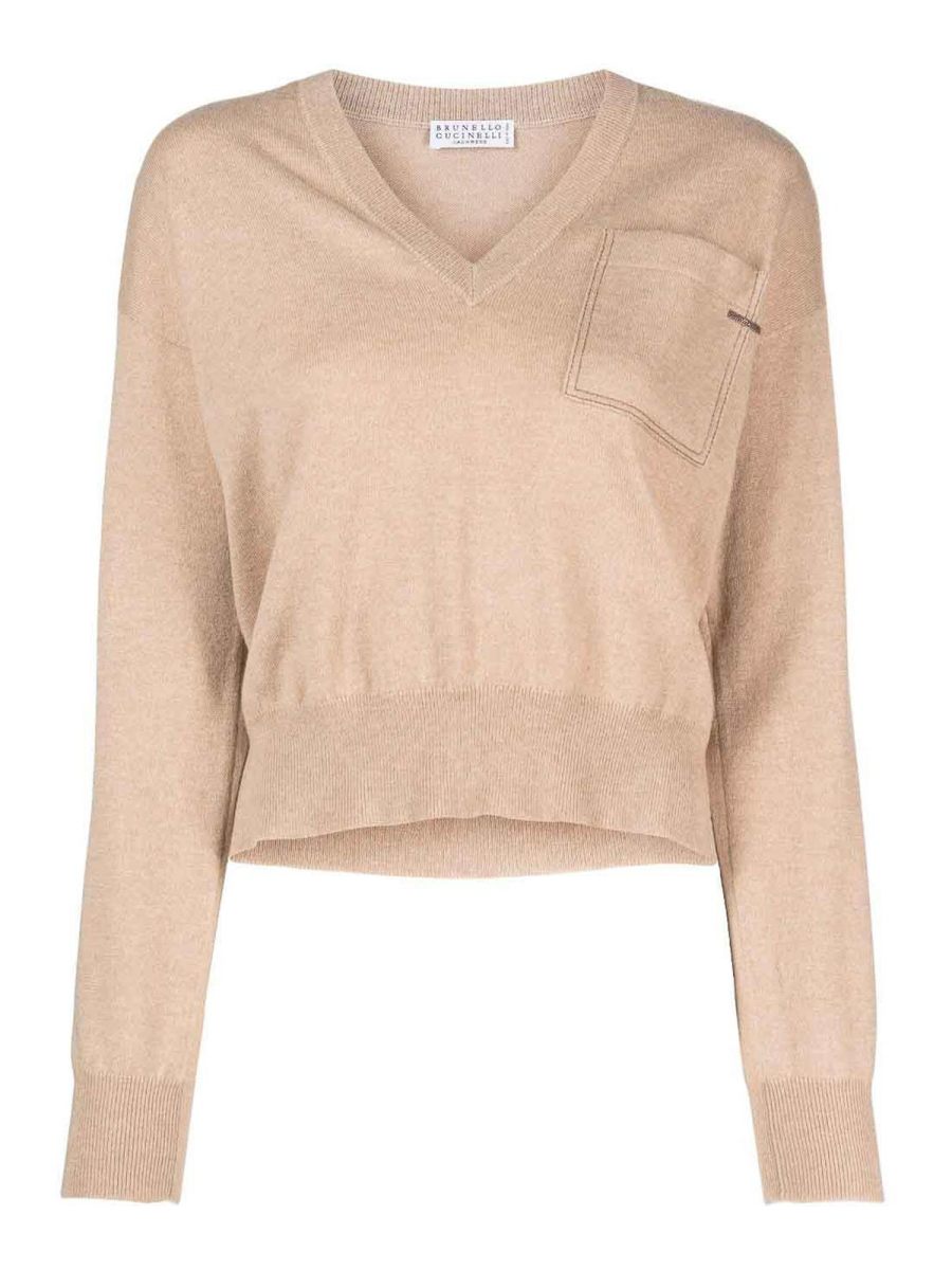 Brunello Cucinelli Pull Col Bateau - Noir