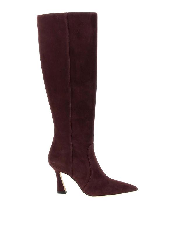 Stuart Weitzman Bottes - Rouge Brun