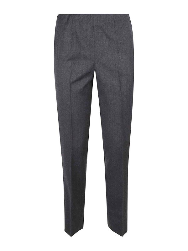 Quelledue Pantalons Décontractés - Gris Foncé