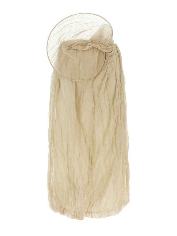 Magda Butrym Jupe Midi - Beige