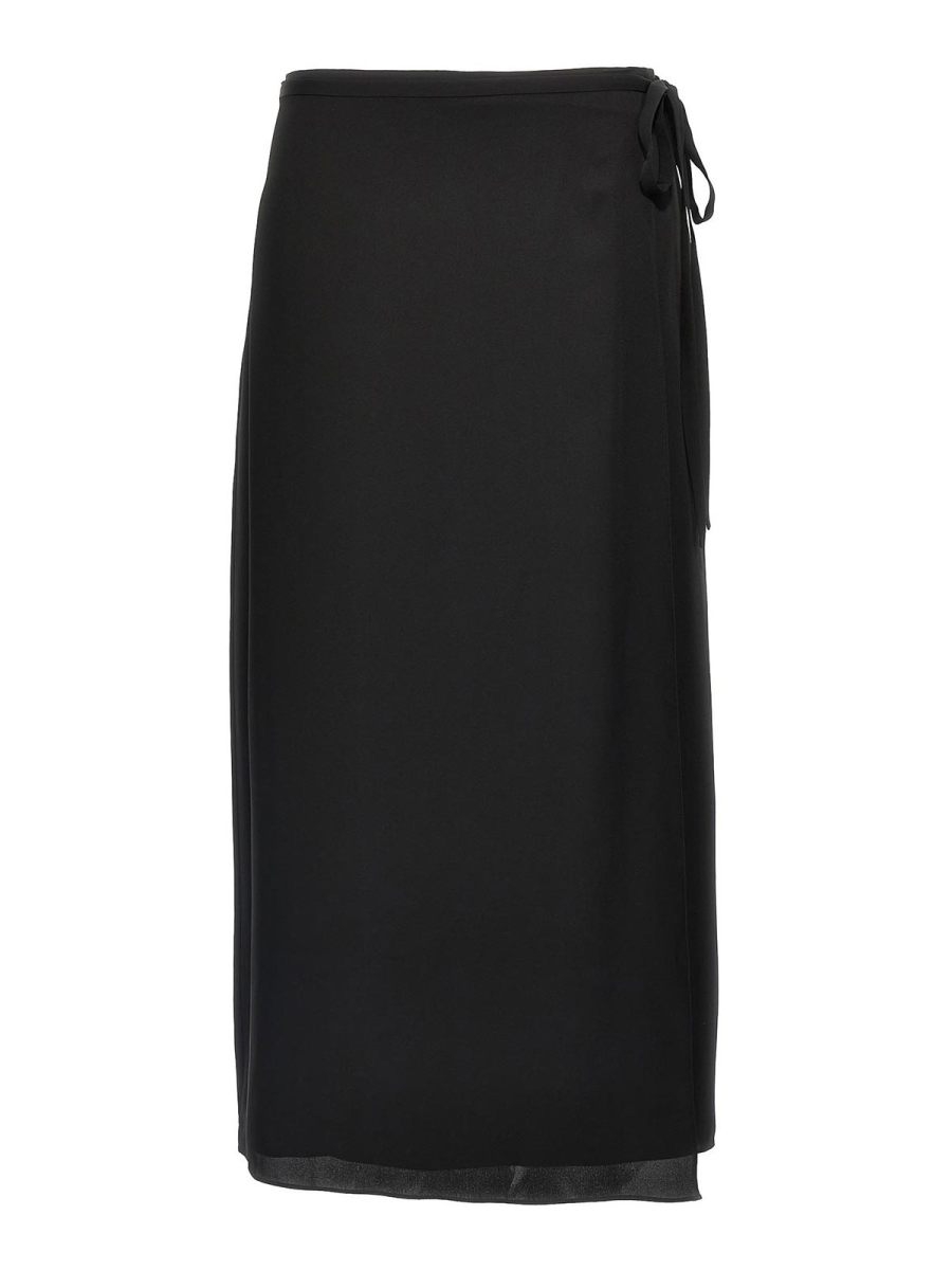 Theory Jupe Midi - Noir