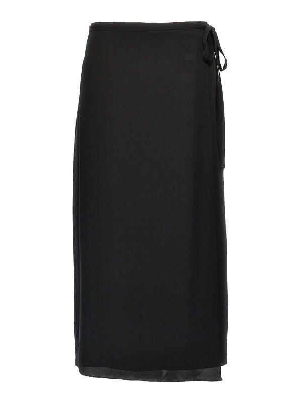 Theory Jupe Midi - Noir