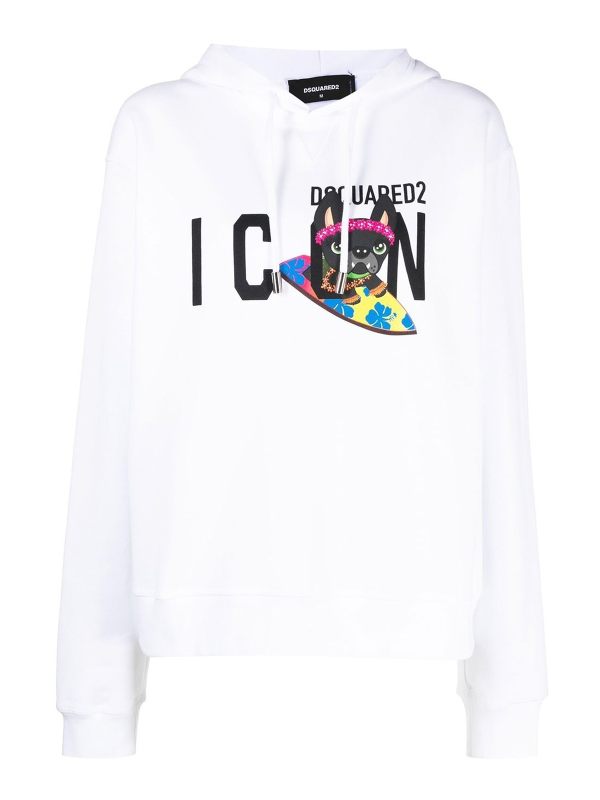 Dsquared2 Sweat-Shirts - Blanc