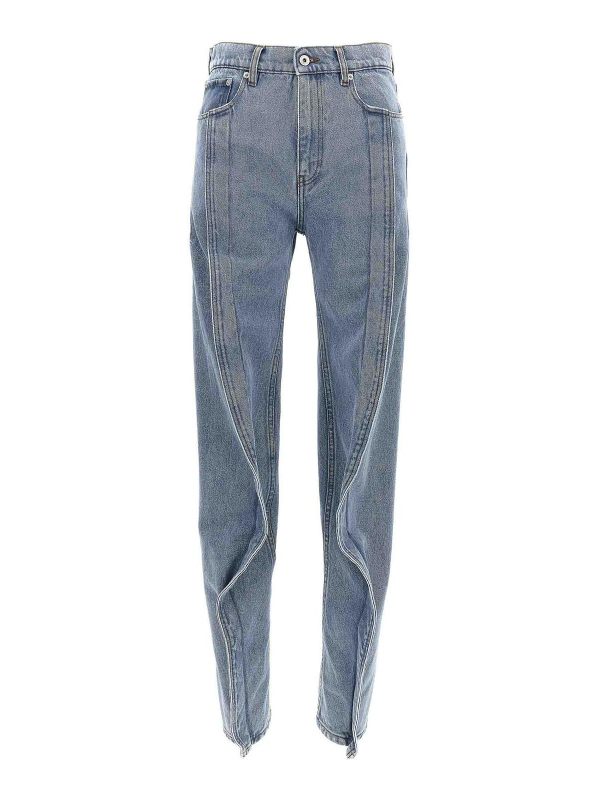 Y/Project Jean Bootcut - Bleu Clair