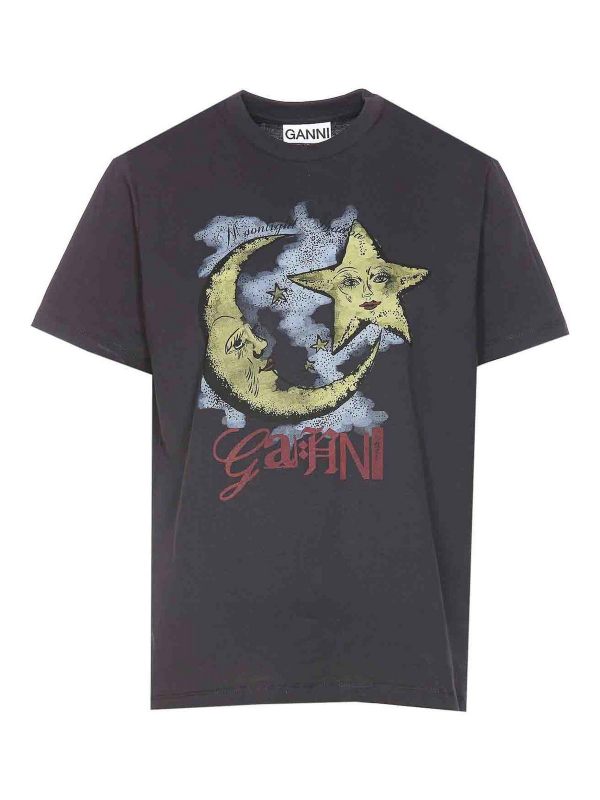 Ganni T-Shirt - Gris