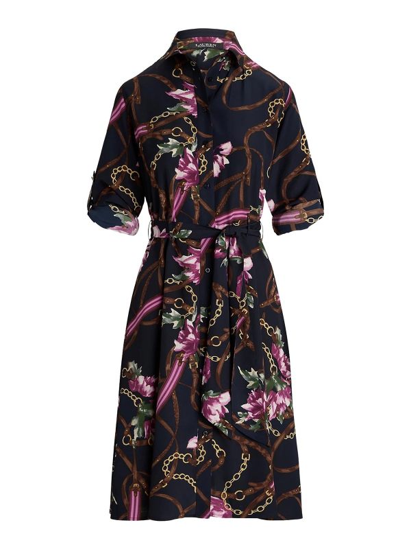 Lauren Ralph Lauren Maxi Robe - Bleu