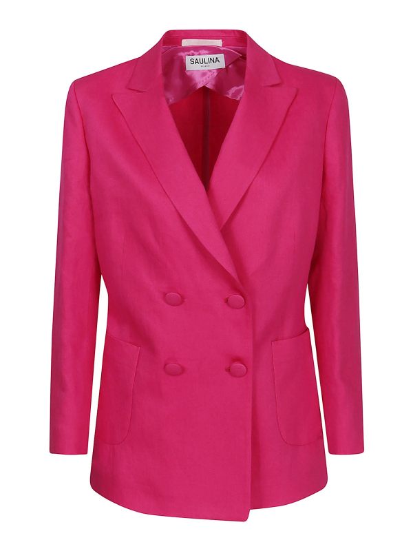 Saulina Blazer - Fuchsia