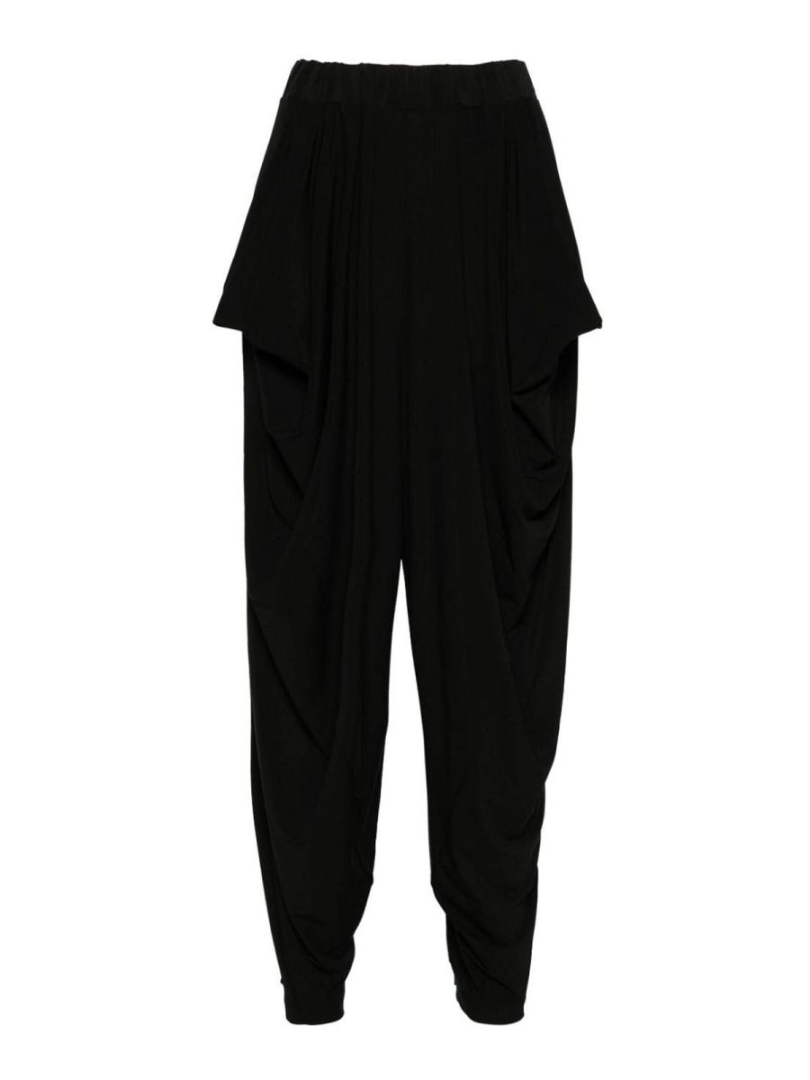 Pleats Please Issey Miyake Pantalons Décontractés - Noir