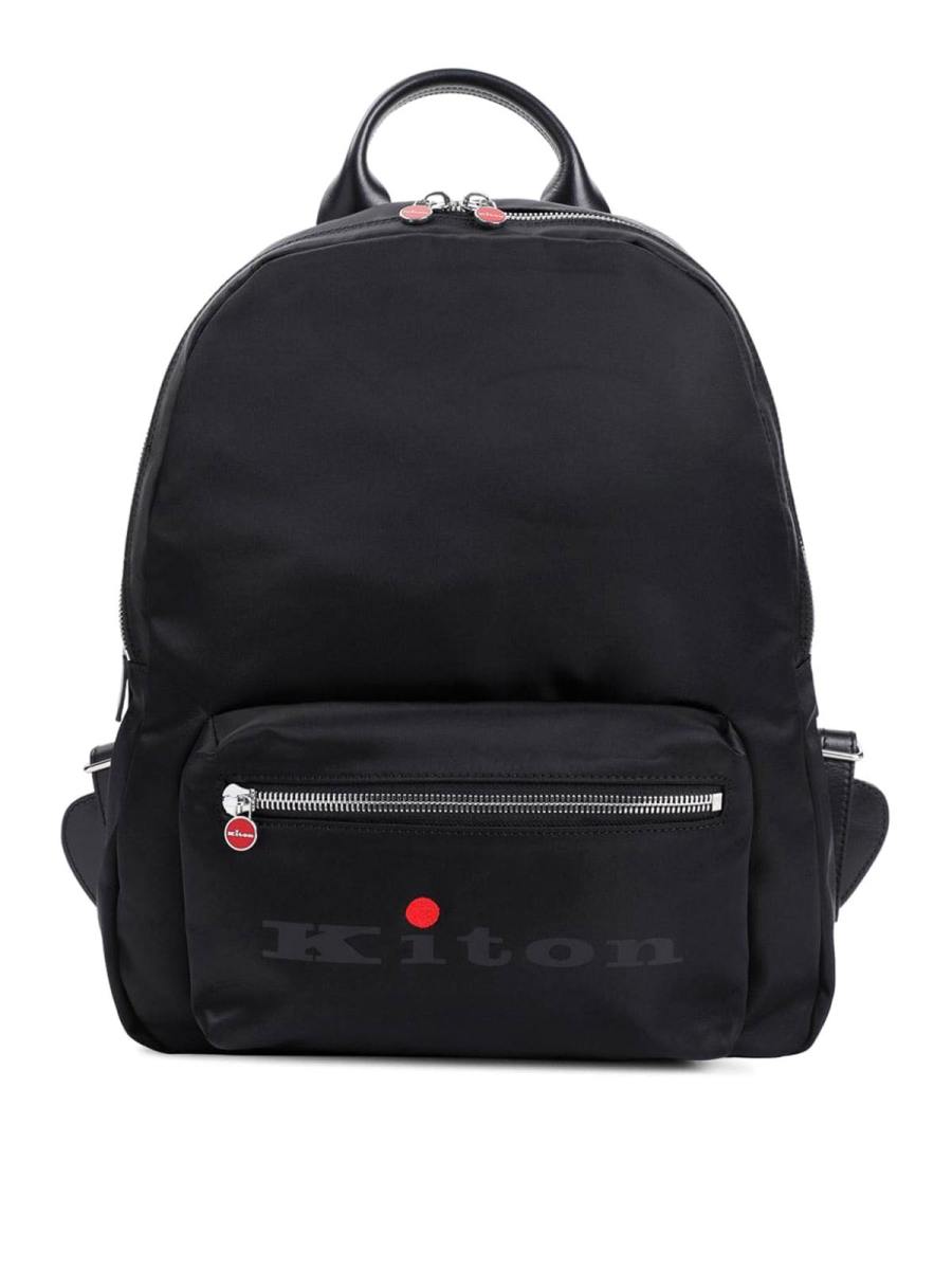 Kiton Sac à dos noir