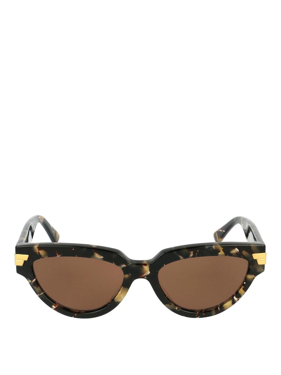 Bottega Veneta Lunettes De Soleil - Marron