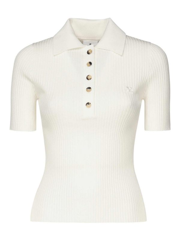 Courreges Polo - Blanc