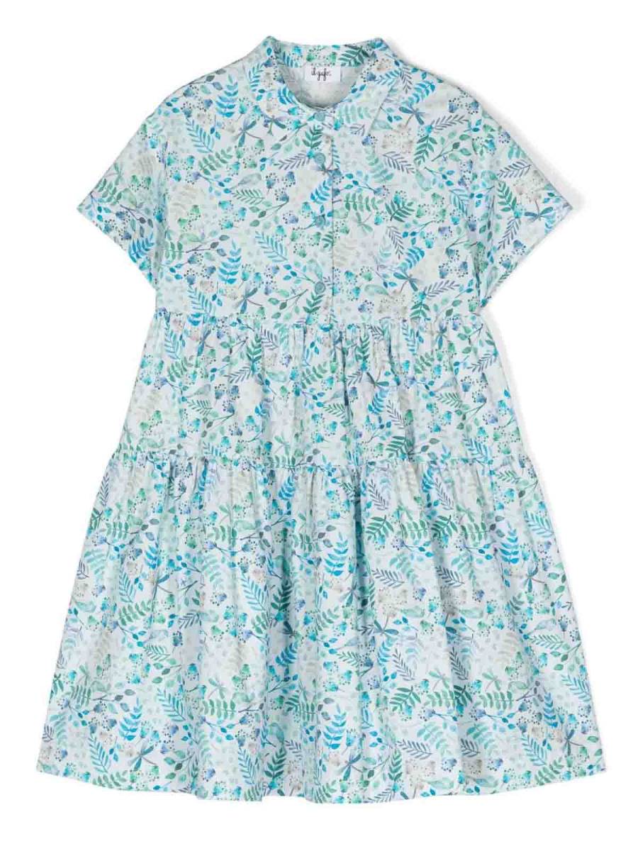 Il Gufo Robe Au Genou - Bleu