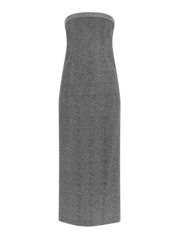 Ermanno Scervino Robe Au Genou - Gris