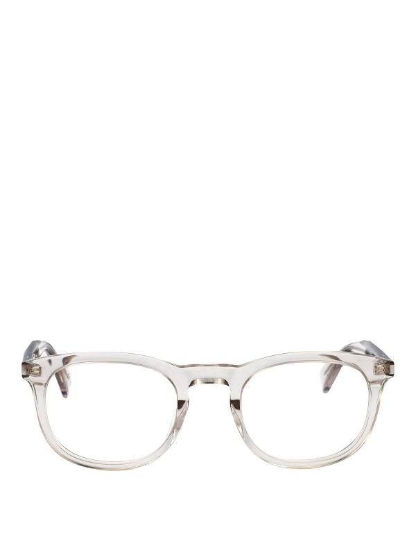 Saint Laurent Lunettes De Soleil - Beige