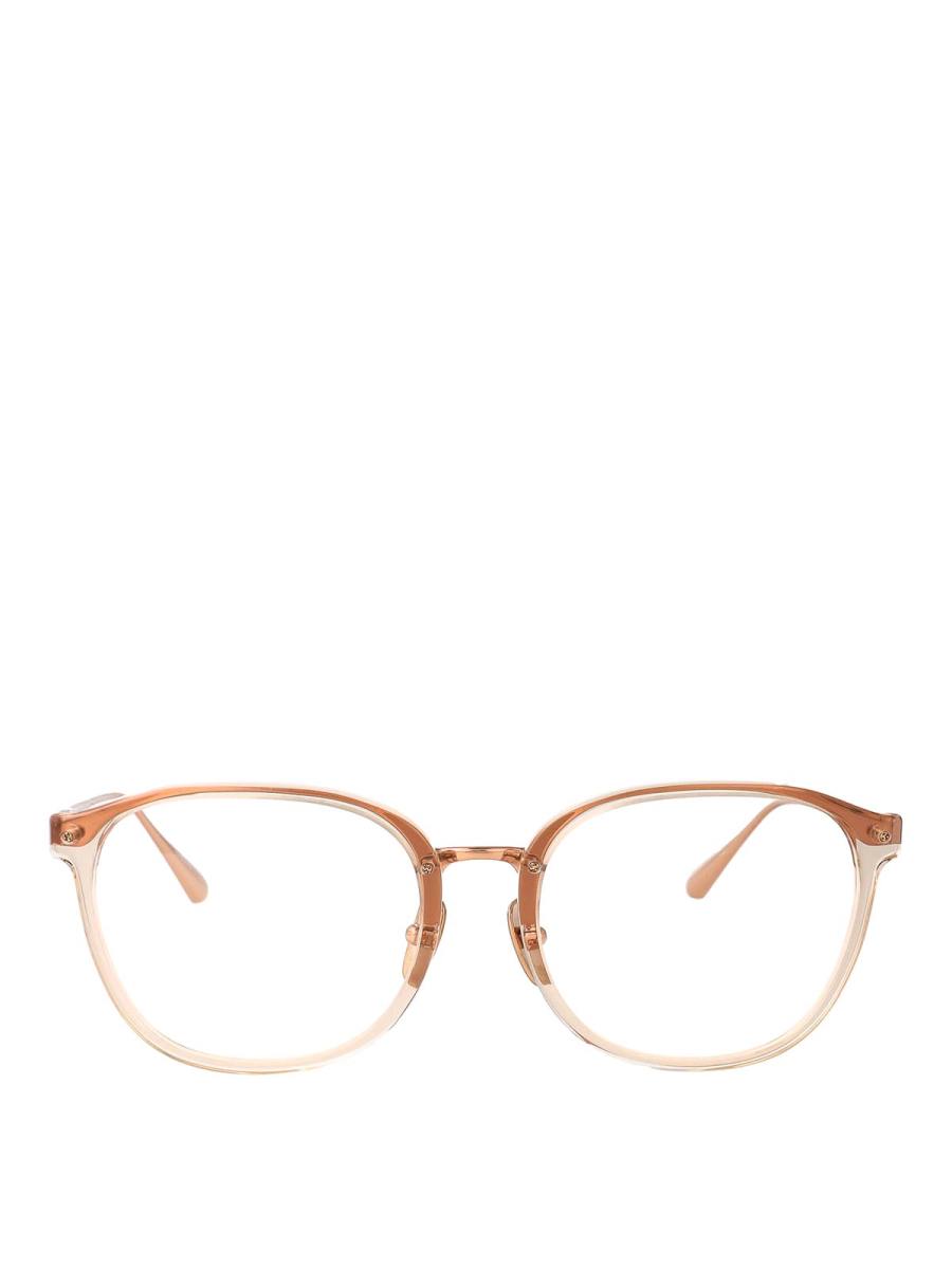 Linda Farrow Lunettes De Soleil - Or