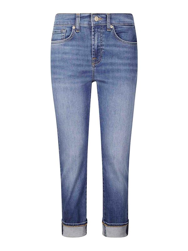 7 For All Mankind Jean Skinny - Bleu