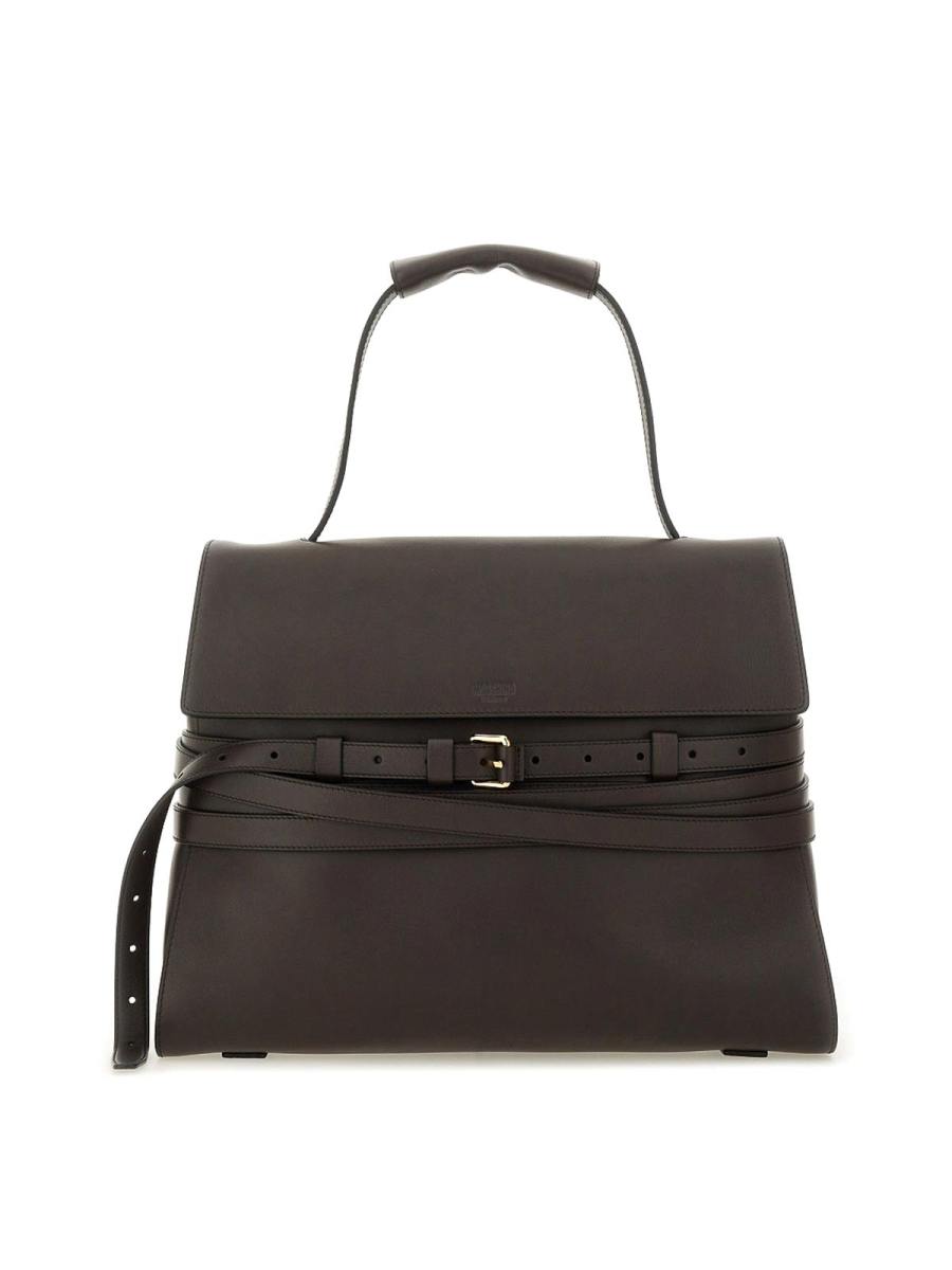 Moschino Sac Bandoulière - Marron Foncé