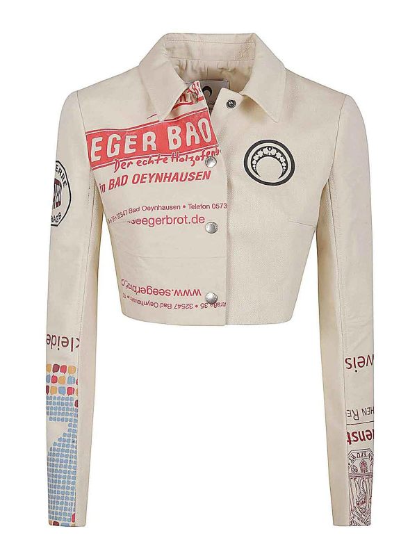 Marine Serre Veste Casual - Blanc