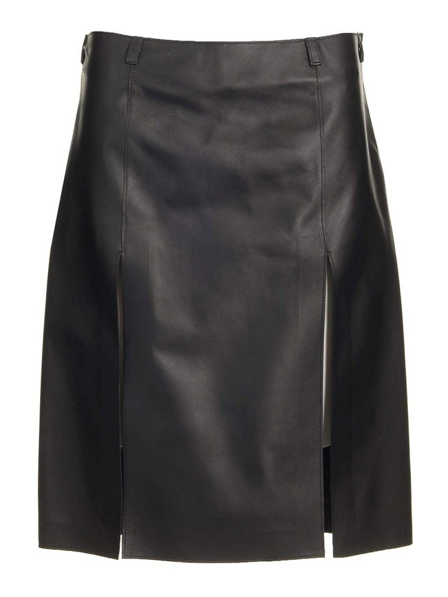 The Attico Jupe Midi - Noir